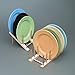 J.K. Adams 13-Inch-by-6-Inch Maple Wood Flat Plate Drying Rack, 6-Plate Capacity