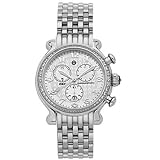 Michele WoMens CSX Nouvea Chronograph Diamond Steel Watch MWW03J000001 by Michele