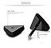 Jstyle Jewelry Stainless Steel Men Stud Earrings for Women Cool Ear Piercing Plugs Triangle Tunnel 18G