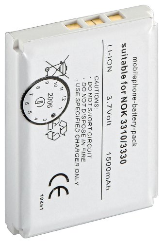Wentronic Ersatzakku f&uuml;r Nokia 3310/3330 (1500 mAh)