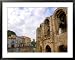 Roman Amphitheatre and Shops, Arles, Provence, France Framed Art Poster Print by Lisa Engelbrecht, 39x31