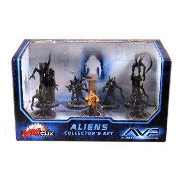 HorrorClix Alien vs Predator Alien Seven-Figure Collector Set