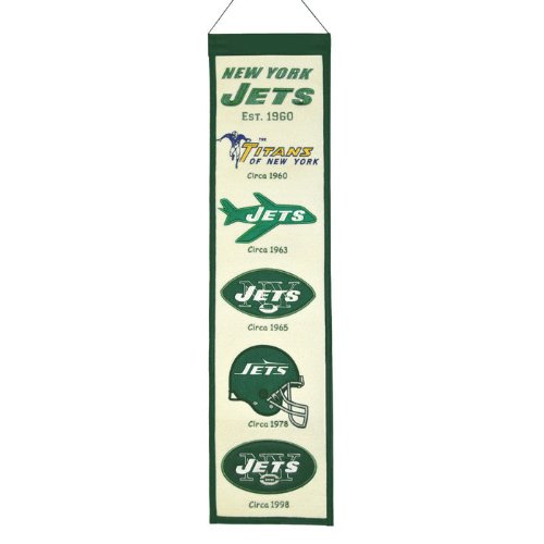 NFL New York Jets Heritage Banner at Amazon.com