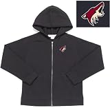 Phoenix Coyotes NHL Girls Lucky Full Zip Hooded Jacket (Black)