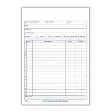 TOPS Sales Order Book, 5.5 x 8.38 Inch, 3-Part, Carbonless, 50 Sets, White, Canary, and Pink (46350)