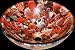 Seashells Glass Vessel Sink - Round