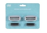 Clio Designs Refill Blades for all Clio 3250 Series Shavers (2 Packs of 2)