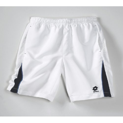 Lotto Shorts Männer, weiß/dunkelblau