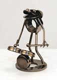 Nuts & Bolts Frog Figurine with Drums
