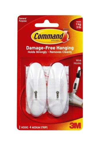 black Friday Command Medium Wire Hooks 2 HookB001B1VWTA
