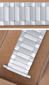 SPEIDEL Watch Band TWIST-O-FLEX Expansion Strech Stanless Steel fits 16mm to 21mm - BONUS - 2 extra Spring Bars included.
