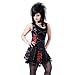 Dead Threads Kleid DARK BEAUTY black/red