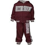 Mississippi State Bulldogs Maroon Toddler Triumph Full Zip Hoody and Sweatpant Set