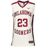Nike Oklahoma Sooners #23 Cream March Madness Basketball Jersey