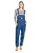 Key Apparel Women's Enzyme Washed Denim Bib Overalls