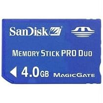 SanDisk SDMSPD-4096-A11 4 GB Memory Stick Pro Duo (Retail Package)