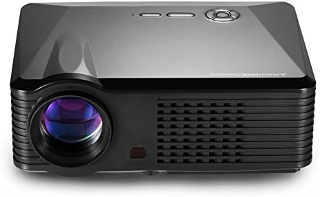 FastFox 800x480 LED LCD 2500 Lumen Full HD Mini Projector Multimedia Beamer Protable Home Proyector HDMI USB Audio in RCA VGA YPbPr S-Video Video Black Color