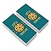 I Wanna Be Where The Pizzas are Funny Humor Eraser Set of 2