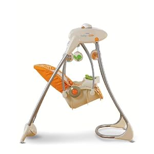 Fisher Price Dreamsicle Collection Swing N Glider, Tan/Orange Fisher-Price Dreamsicle Collection Swing N Glider, Tan/Orange