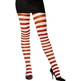 from Smiffys Tights - Stripped Red and White