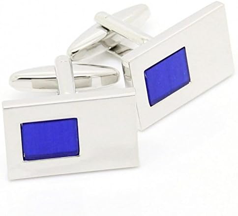 SunShine Day Letter Cufflinks Elegant Purple Rectangle Cufflinks
