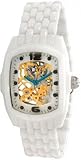 Invicta Lupah Collection Skeleton Dial White Ceramic Bracelet Womens Watch 1127 Invicta Lupah Collection Skeleton Dial White Ceramic Bracelet Womens Watch 1127