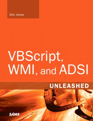 Cover image : VBScript, WMI, and ADSI: Using VBScript, WMI, and ADSI to Automate Windows Administration (Unleashed)