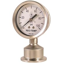REOTEMP SG Series Sanitary Pressure Gauge