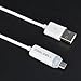 Coolsell [2-pack] 6ft Premium LED Micro USB Cables High Speed USB 2.0 Charge &Data Sync Cables for Samsung S4 S5 / Google Nexus / Android Smartphones and More (White)