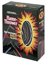 Pertronix708101 Flame-Thrower Black Custom Fit Spark Plug Wire for 8 Cylinder GM