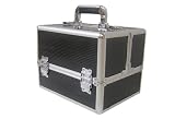 41F5sA1TxnL. SL160  Mollycoddle BEAUTY BOX, MAKE UP CASE, NAIL COSMETICS, VANITY CASE BLACK Reviews