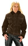 Designer Buttoned Jean Styled Suede Jacket