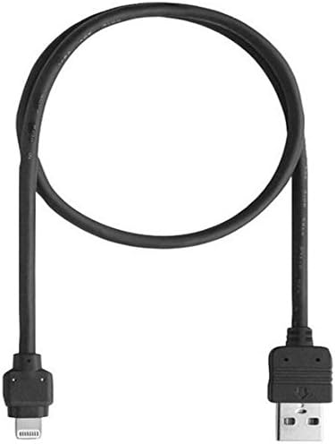 HFORVER CD-IU52 iPOD iPHONE 5 5S 5C USB Lightning Interface Adapter Audio Charger Cable To Pioneer (Audio Only) (BLACK)