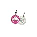 Pet Dwelling Premium QR Pet ID Tag for Dogs & Cats – Smart Pet Safety Tag with Free Online Profile, Scan Alerts with AI-Powered Insights (Pink Tiara)