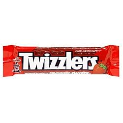 Twizzlers Twists, Strawberry, 2.5-Ounce Packets (Pack of 36)