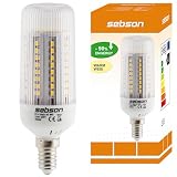 Produkt-Bild: E14 80 SMD LED (Warm-Wei&szlig; - 80 x 3528 SMD LED - 360&ordm; Abstrahlwinkel - E14 Sockel - 230V AC - 3,5W - &Oslash;40&times;120mm)