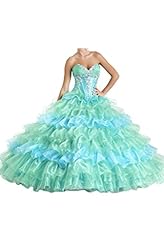Strapless  Lace  Quinceanera Dress/Party Dress  With a Bow(s) and Ruffles
