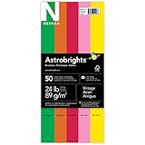 Neenah Astrobrights Envelopes, Vintage Assortment, 4.125 X 9.5 Inches, 50-Count,  (20248)