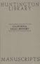 California Legal History Manuscripts in the Huntington Library: A Guide by The Committee on History of Law in California at The State Bar of California