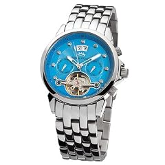 Roebelin & Graef Damenarmbanduhr Karthago Lady Stahl / T�rkis