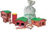 Roy Toy Deluxe Wood-Links 250 pc Set, Made in USA