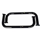 Omix-Ada 11504.04 Tubular Black Nerf Bar (Pair) For Jeep Wrangler