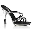Pleaser Shoes Women��s GLITZY-505 5" Heel Open Toe Mule