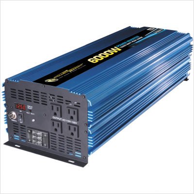 Power Bright PW6000-12 Power Inverter 6000 Watt 12 Volt DC To 110 Volt AC