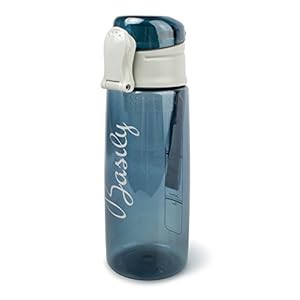 Basily 25 Oz Infuser Water Bottle With Carry Around Strap To keep you Hydrated - Create Your Own Naturally Flavored Water With Fruits and Vegetables YOU Select Such As Strawberries, Mangos, Kiwis, Limes, Lemons, Tomatoes, Peppers Cucumbers And Many More   Great For Hiking, Biking, At The Gym, Or Simply On The Go | The Fun & Healthy Way To Enjoy Your Daily Activities With The BPA Free Infuser Water Bottle