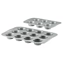 SilverStone Simply Baking Muffin Pans, Set of 2