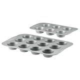 SilverStone Simply Baking Muffin Pans, Set of 2