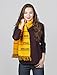 Out of Print Library Card Scarf Yellow