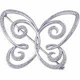 Butterfly Diamond Brooch Pin