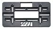 Cruiser Accessories 79150 Mounting Plate, Black